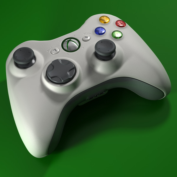 xbox 360 controller 3d c4d - Xbox 360 Controller x 3 VERSIONS! by raredevice