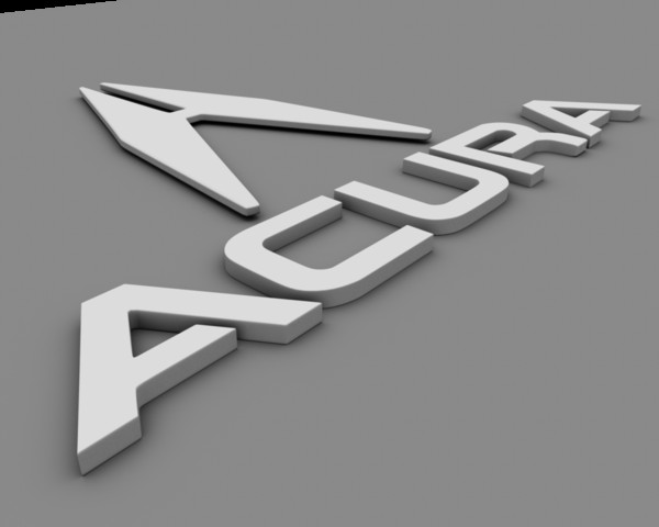 3d acura logo model - Acura Logo by kfraidine