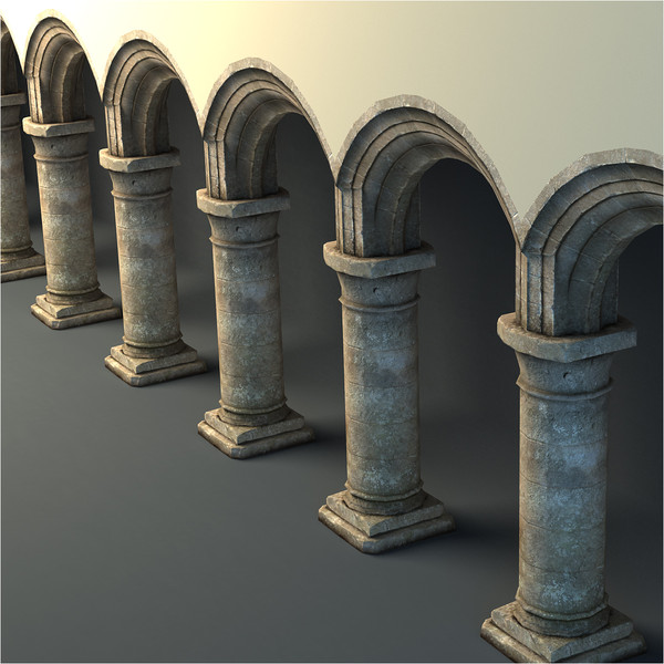 rustic archway 3d obj - Rustic Archway by pillarsofandromedae