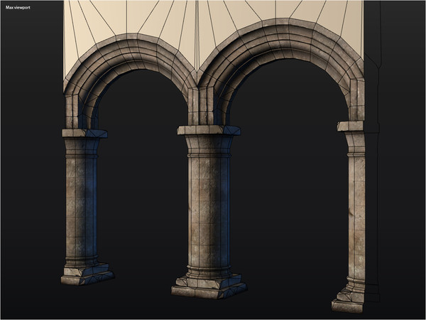 rustic archway 3d obj - Rustic Archway by pillarsofandromedae