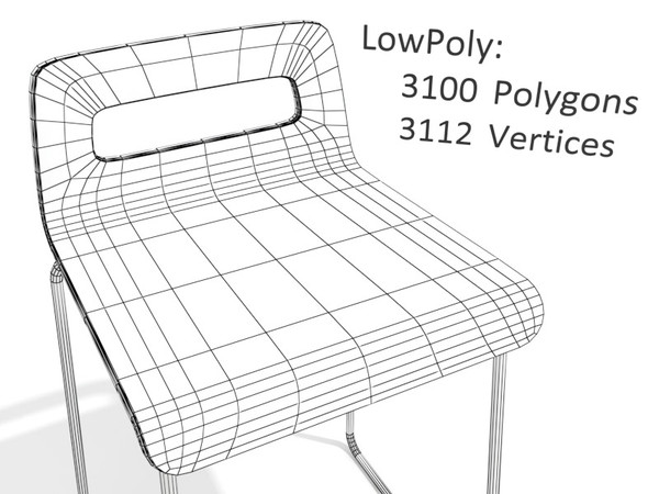 10 lapalma barstool chair 3d 3ds - Lapalma collection 10 by 3DmakeWork