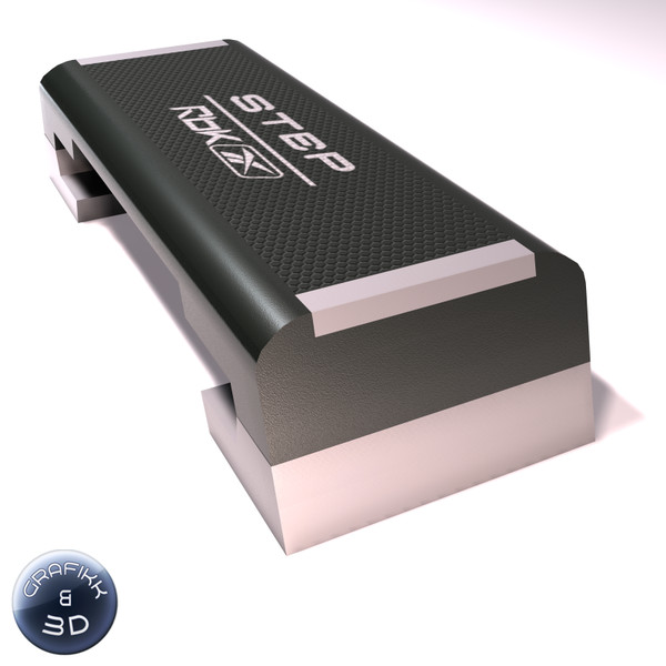 reebok step - rbk 3d model - RBK Step by PolyTron
