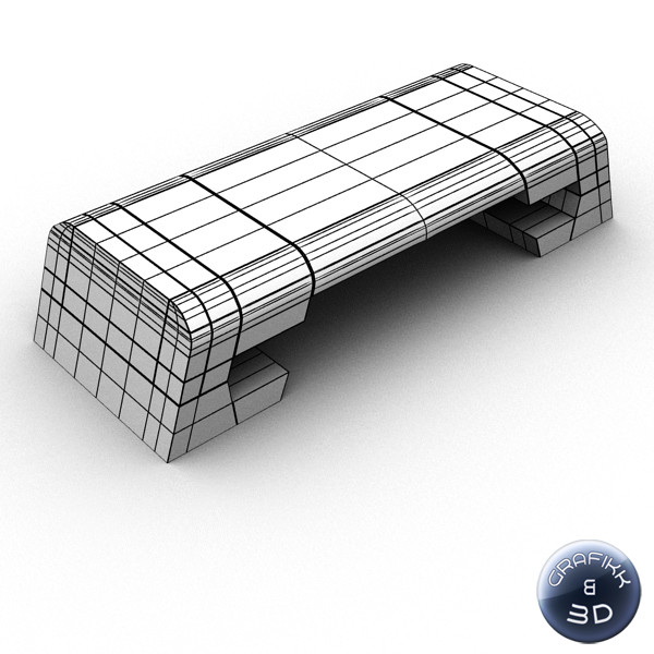 reebok step - rbk 3d model - RBK Step by PolyTron