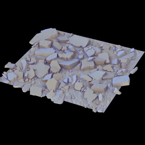 Stone debris