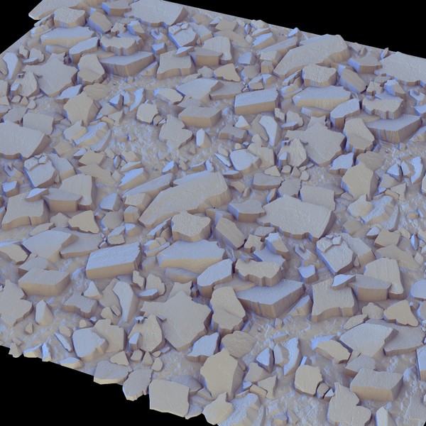 Stone debris