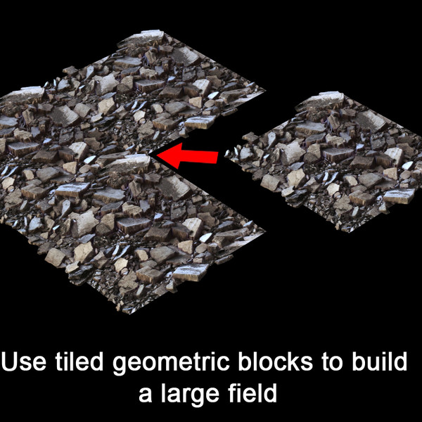 Stone debris