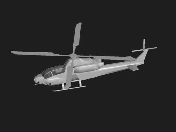 3d ah-1z viper ah-1 cobra model - AH-1z viper by TheZoq2