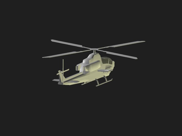 3d ah-1z viper ah-1 cobra model - AH-1z viper by TheZoq2