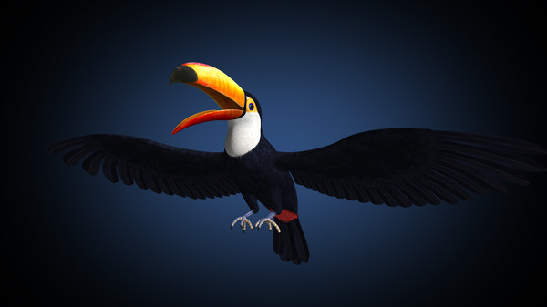 max flying toucan - Toucan A  ( Flying ) by MotionCow