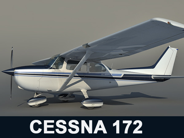 Cessna 172 skyhawk 3D Models