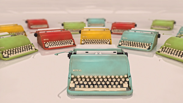 Vintage TypeWriter 3D Models