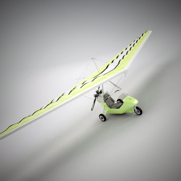 3d model moto glider - Moto Glider by QLEE