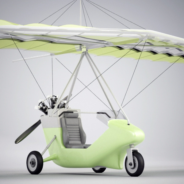 3d model moto glider - Moto Glider by QLEE
