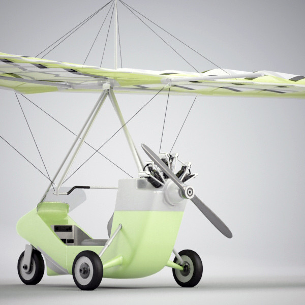 3d model moto glider - Moto Glider by QLEE
