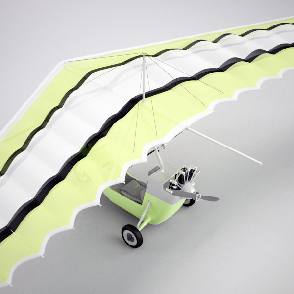 3d model moto glider - Moto Glider by QLEE