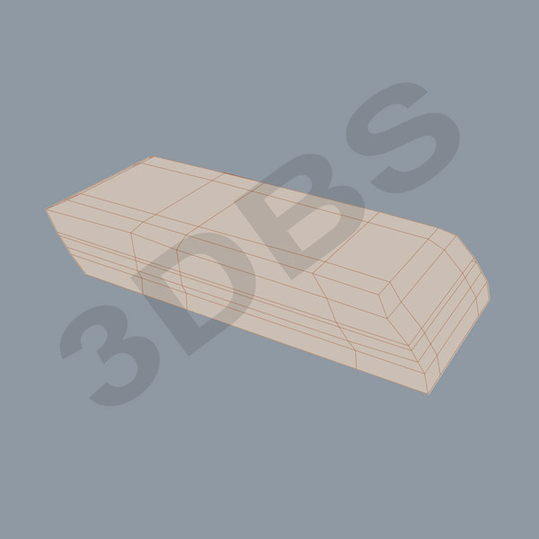 eraser pencil ink 3d model - Pencil and ink eraser by 3DBS