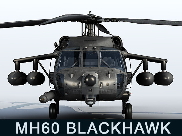 MH60 Blackhawk 3d model 3D Models