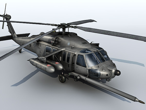 3d 3ds mh60 blackhawk - MH60 Blackhawk 3d model by Eric.Levi