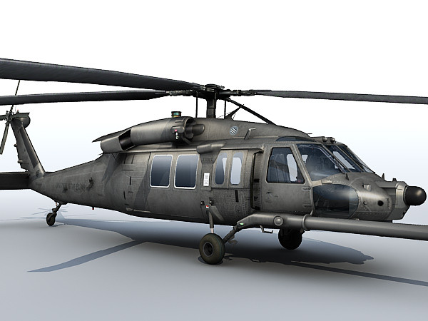 3d 3ds mh60 blackhawk - MH60 Blackhawk 3d model by Eric.Levi