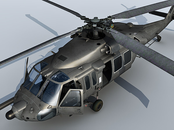 3d 3ds mh60 blackhawk - MH60 Blackhawk 3d model by Eric.Levi