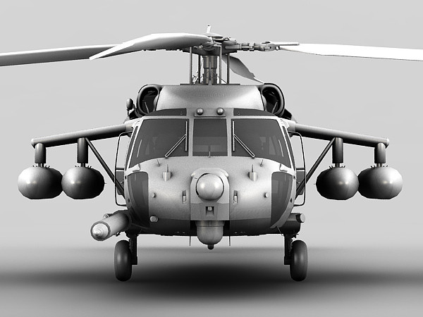 3d 3ds mh60 blackhawk - MH60 Blackhawk 3d model by Eric.Levi