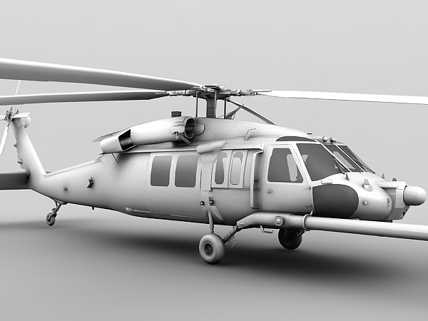 3d 3ds mh60 blackhawk - MH60 Blackhawk 3d model by Eric.Levi