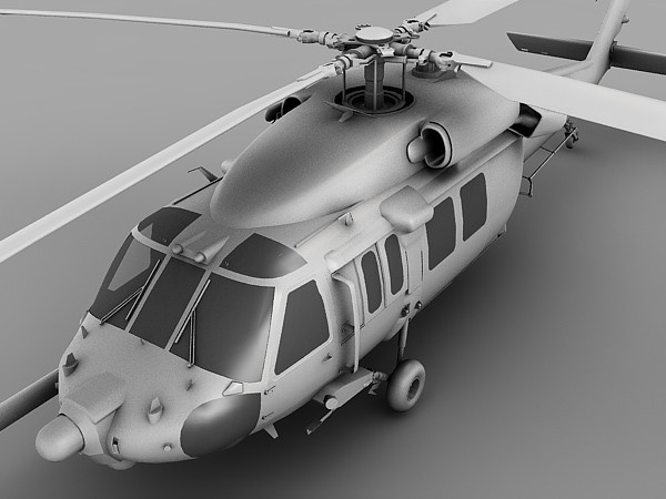 3d 3ds mh60 blackhawk - MH60 Blackhawk 3d model by Eric.Levi