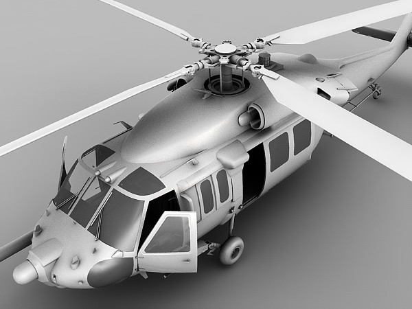 3d 3ds mh60 blackhawk - MH60 Blackhawk 3d model by Eric.Levi