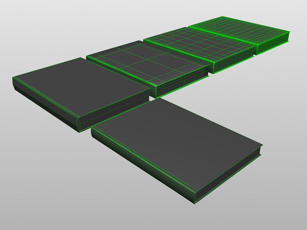 206 books pack 3d model - 206 Books HQ pack by temp64GTX