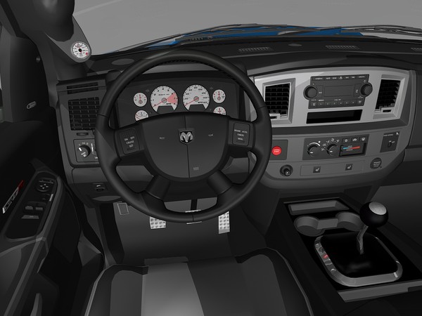 dodge ram srt-10 2006 c4d - Dodge Ram SRT-10 2006 by TiRex999