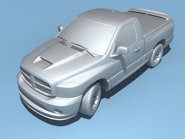 dodge ram srt-10 2006 c4d - Dodge Ram SRT-10 2006 by TiRex999