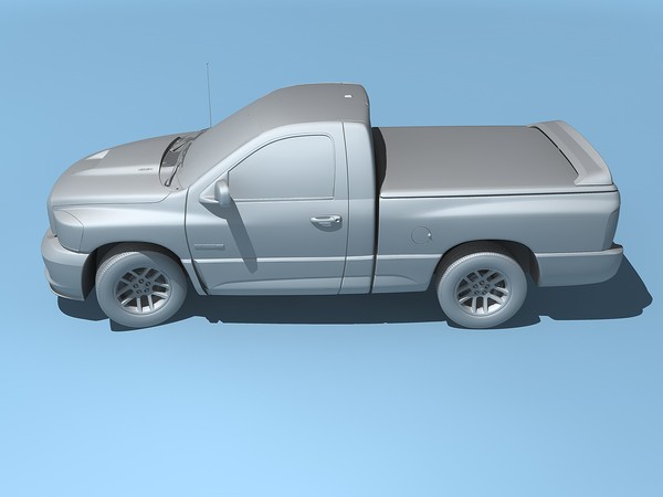 dodge ram srt-10 2006 c4d - Dodge Ram SRT-10 2006 by TiRex999