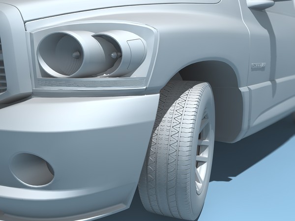 dodge ram srt-10 2006 c4d - Dodge Ram SRT-10 2006 by TiRex999