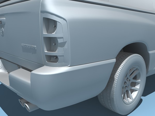 dodge ram srt-10 2006 c4d - Dodge Ram SRT-10 2006 by TiRex999
