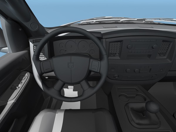 dodge ram srt-10 2006 c4d - Dodge Ram SRT-10 2006 by TiRex999