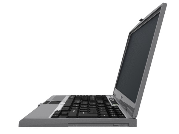 max widescreen laptop - Laptop Computer: Silver Finish: 3D Model by phantomliving
