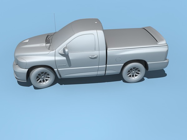 dodge ram srt-10 2006 c4d - Dodge Ram SRT-10 2006 by TiRex999
