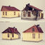Destroyed and not Destroyed Building