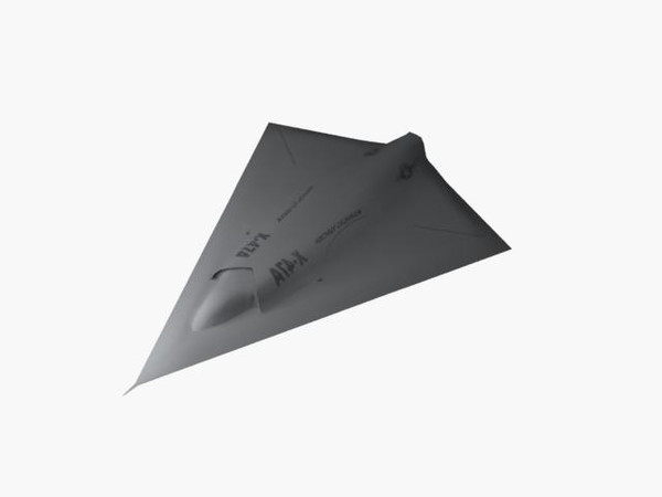 3d model military aircraft x 47 - X 47 A Grumman by deluxe3D