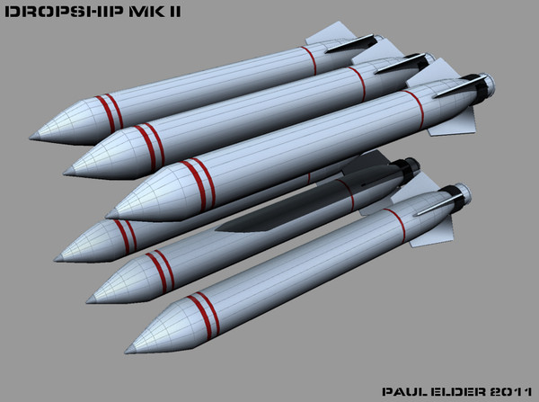 3dsmax aliens dropship - ALIENS Dropship by predpaul