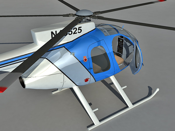 3d model hughes md500 - Hughes MD500 by Eric.Levi