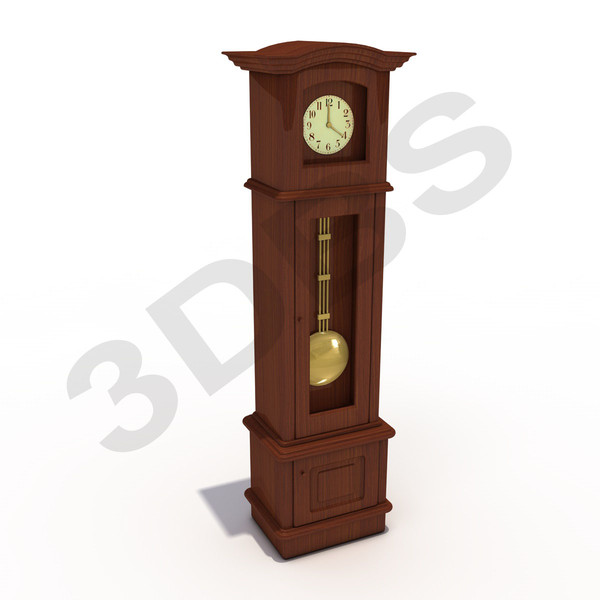 3d pendulum clock - Grandfather clock by 3DBS