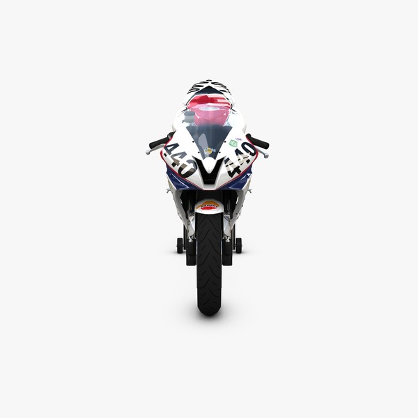 yamaha sport bike 3d model - Yamaha R6 Super Sport Bike - Race Version - 2007 by Jamie Hamel Smith