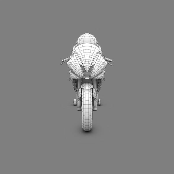 yamaha sport bike 3d model - Yamaha R6 Super Sport Bike - Race Version - 2007 by Jamie Hamel Smith