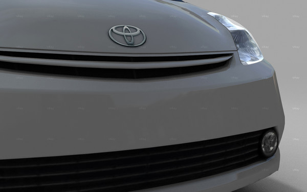 2005 toyota prius 3d model - Toyota Prius by SamJigga