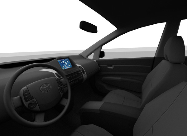 2005 toyota prius 3d model - Toyota Prius by SamJigga