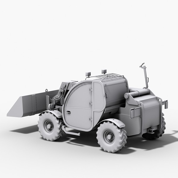 3d 3ds dieci dedalus telehandler - Dieci Dedalus Telehandler by Sandu_Bublic