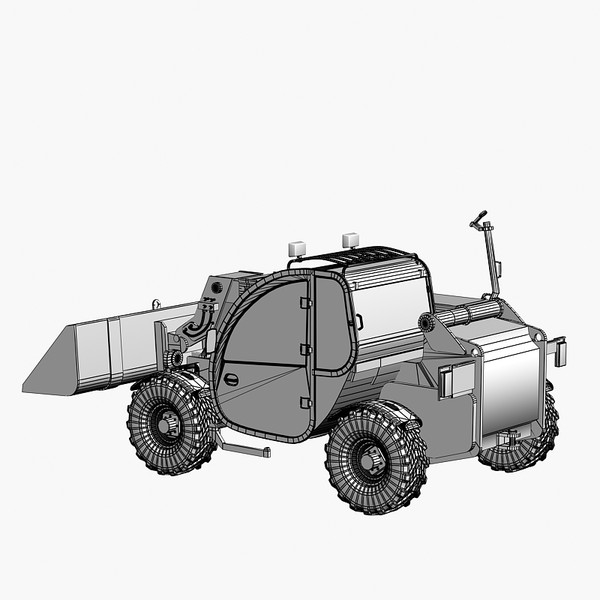 3d 3ds dieci dedalus telehandler - Dieci Dedalus Telehandler by Sandu_Bublic