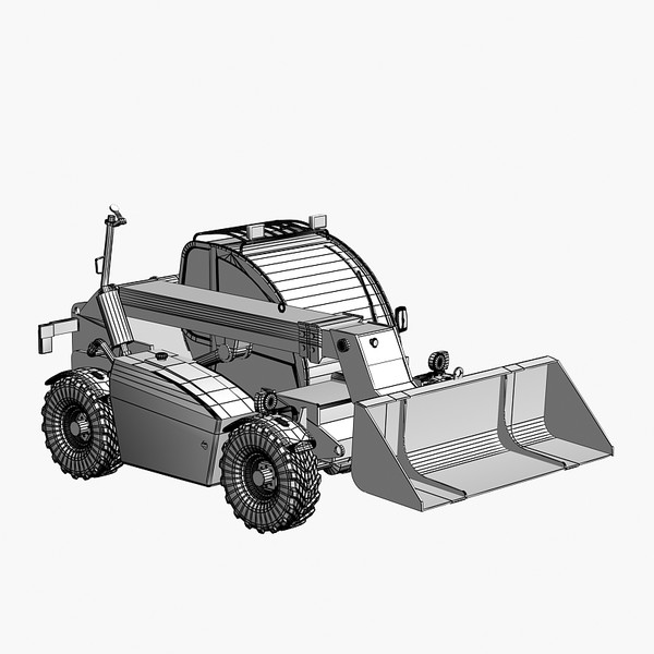 3d 3ds dieci dedalus telehandler - Dieci Dedalus Telehandler by Sandu_Bublic