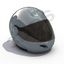 Full-face motorcycle helmet